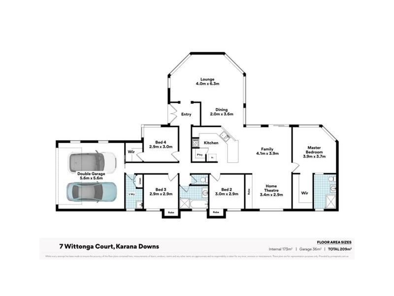 7 Wittonga Court, Karana Downs QLD 4306 Floorplan