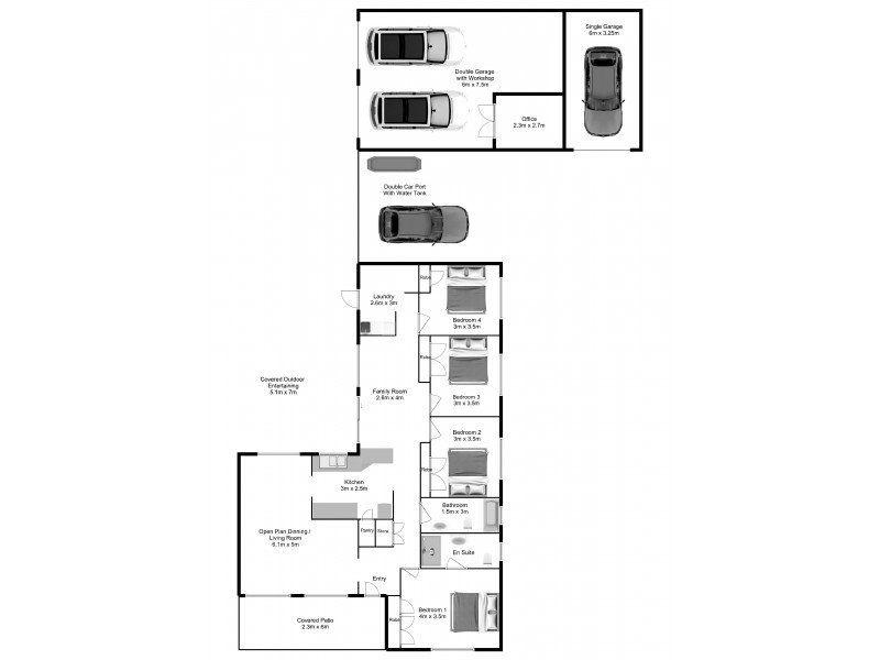 6 Pinkwood Street, Bellbowrie QLD 4070 Floorplan