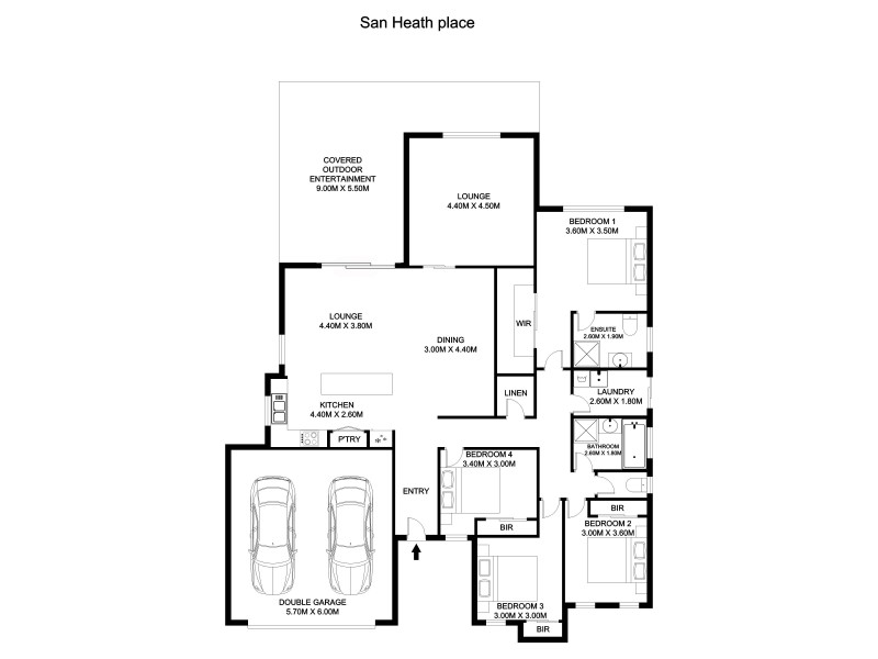 63 Sandheath Place, Ningi QLD 4511 Floorplan