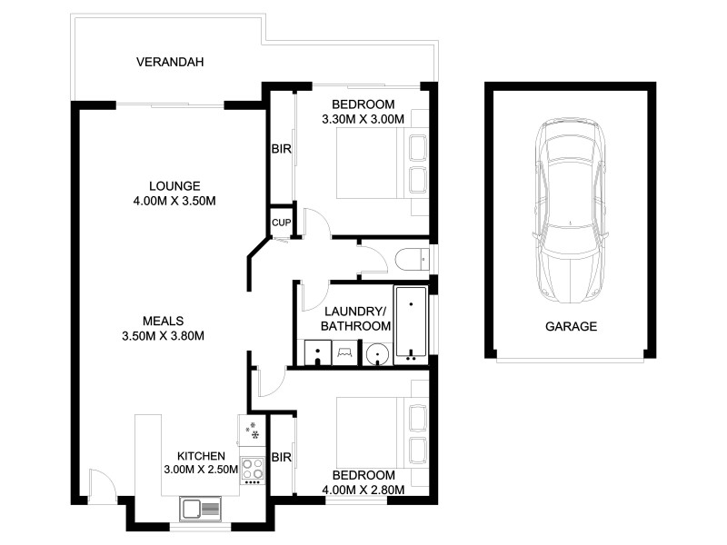 3/88 Glenalva Terrace, Enoggera QLD 4051 Floorplan