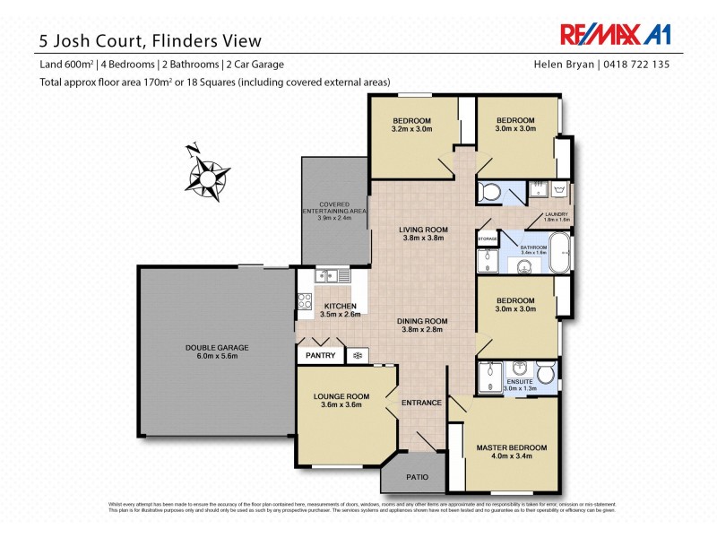 5 Josh Court, Flinders View QLD 4305 Floorplan