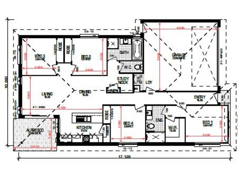 42 Kevin Mulroney Drive, Flinders View QLD 4305 Floorplan