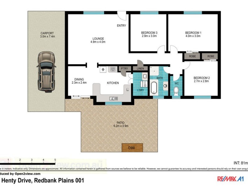 90 HENTY DRIVE, Redbank Plains QLD 4301 Floorplan