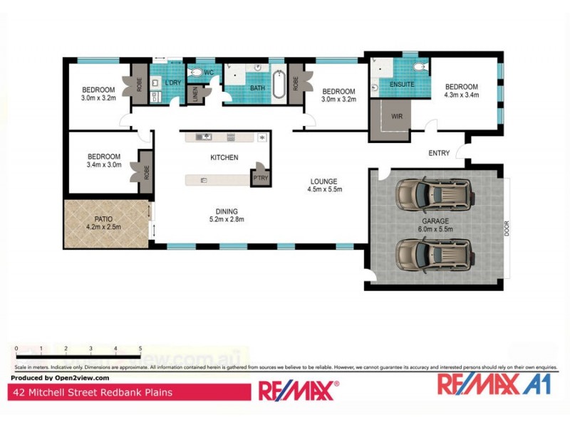 42 MITCHELL STREET, Redbank Plains QLD 4301 Floorplan
