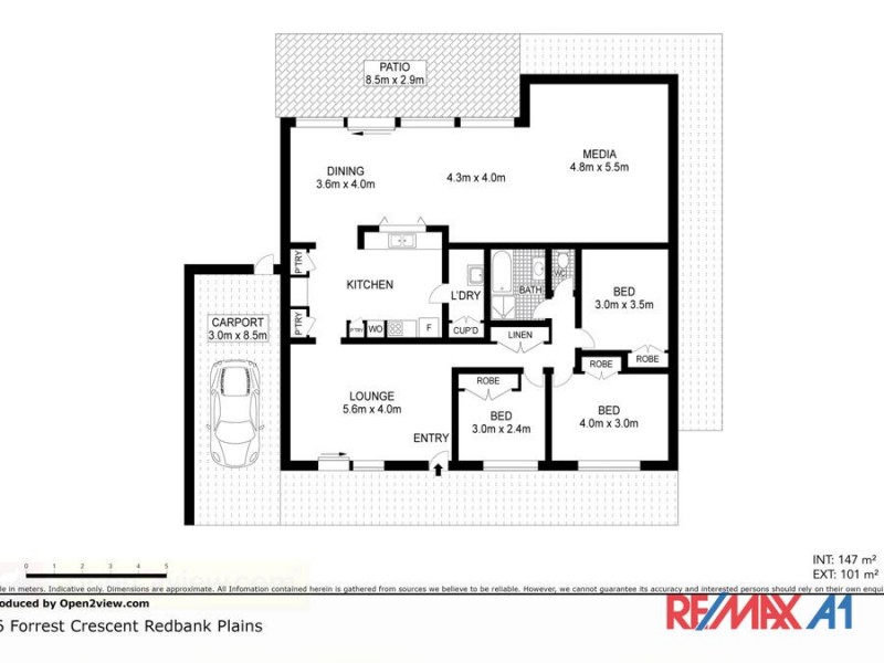 6 FORREST CRESCENT, Redbank Plains QLD 4301 Floorplan