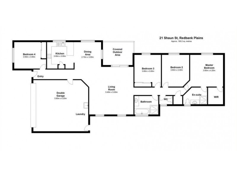 21 SHAUN STREET, Redbank Plains QLD 4301 Floorplan