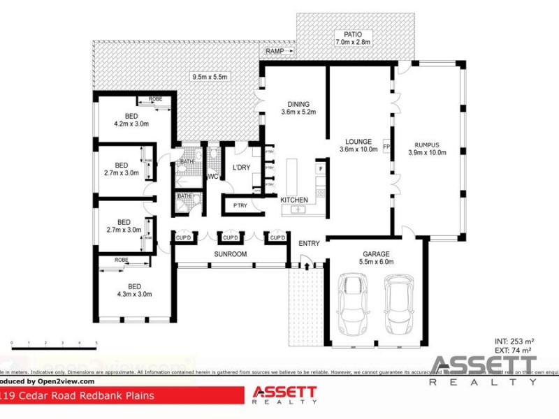 119 Cedar Road, Redbank Plains QLD 4301 Floorplan