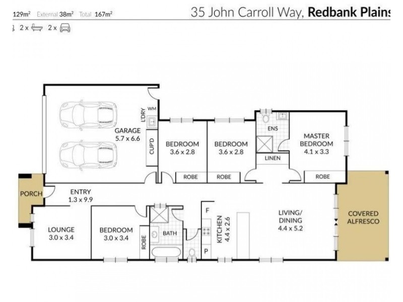 35 JOHN CARROLL WAY, Redbank Plains QLD 4301