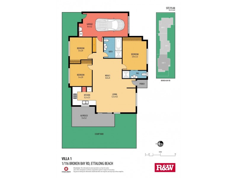1/116 Broken Bay Road, Ettalong Beach NSW 2257 Floorplan