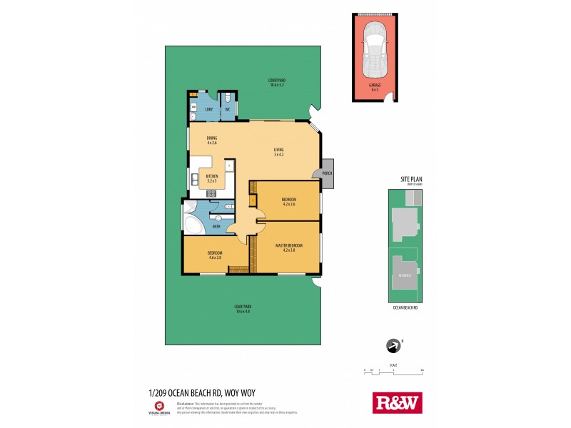 1/209 Ocean Beach Road, Woy Woy NSW 2256 Floorplan