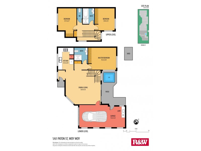 1./61.. Paton Street, Woy Woy NSW 2256 Floorplan