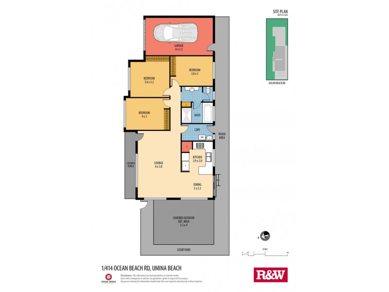 1/414 Ocean Beach Road, Umina Beach NSW 2257 Floorplan