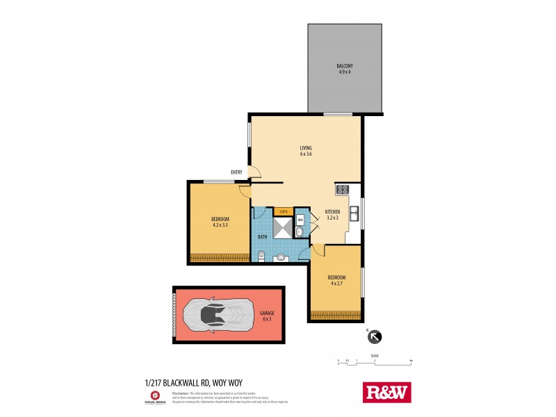 1/217 Blackwall Road, Woy Woy NSW 2256 Floorplan