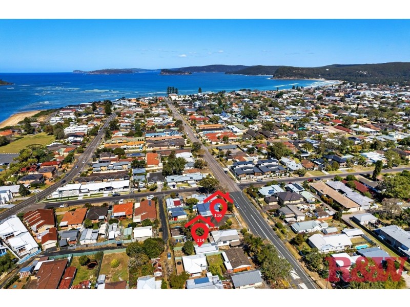 114 and 116 Barrenjoey Road, Ettalong Beach NSW 2257