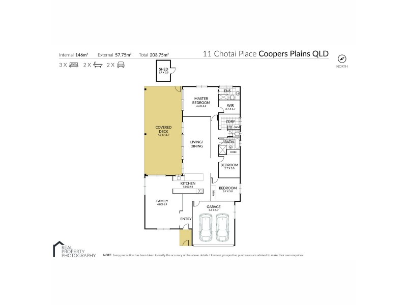11 Chotai Place, Coopers Plains QLD 4108 Floorplan