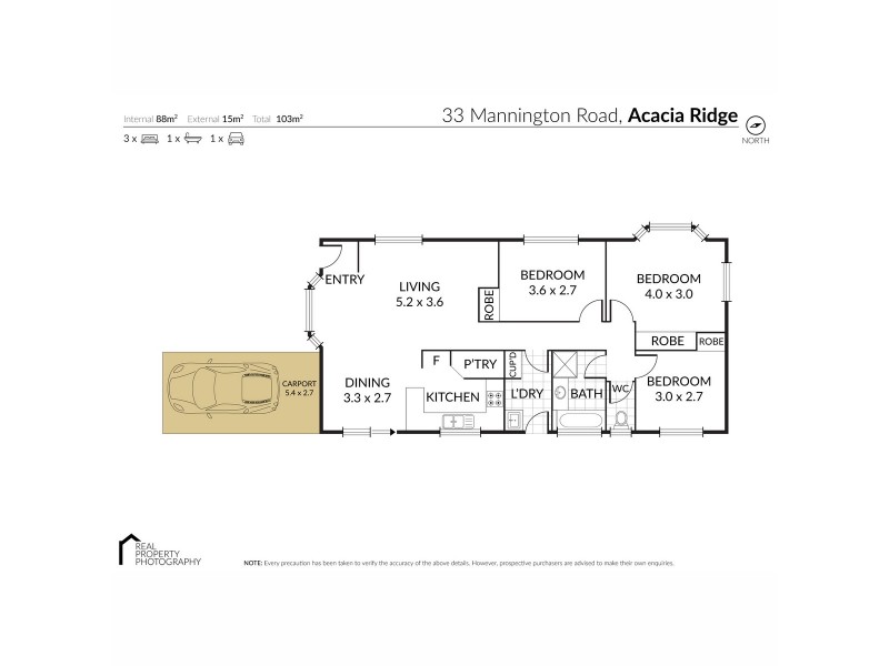 33 Mannington Road, Acacia Ridge QLD 4110 Floorplan