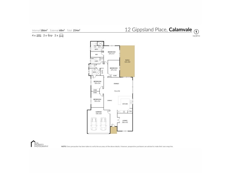 12 Gippsland Place, Calamvale QLD 4116 Floorplan