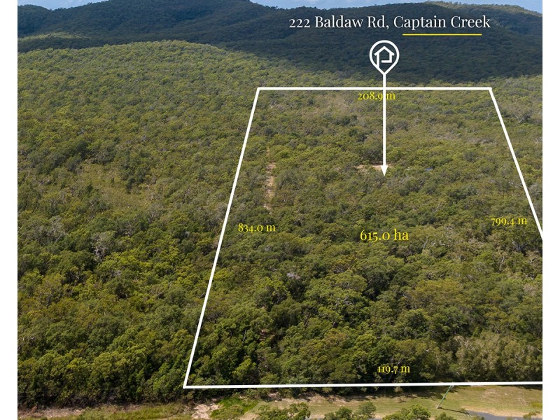 222 Baldaw Road, Captain Creek QLD 4677