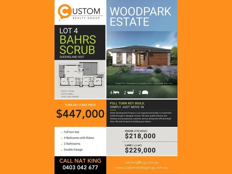 Lot 4 Bahrs Scrub Road, Bahrs Scrub QLD 4207
