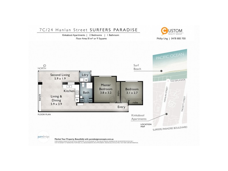 34 Hanlan Street, Surfers Paradise QLD 4217 Floorplan