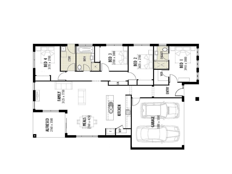 1153 Magpie Crescent, Redbank Plains QLD 4301 Floorplan