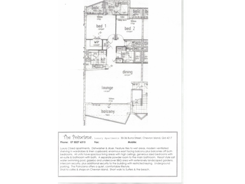 30-36 BURRA Street, Chevron Island QLD 4217 Floorplan