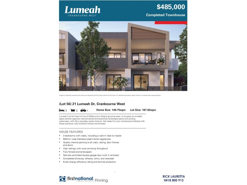 Lot 56/21 Lumeah Drive, Cranbourne West VIC 3977