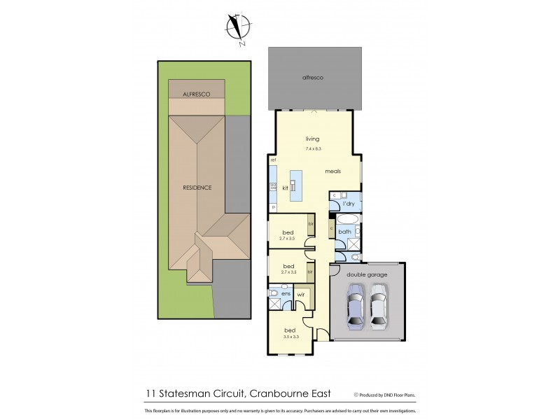 11 Statesman Circuit, Cranbourne East VIC 3977 Floorplan