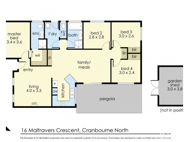 16 Maltravers Crescent, Cranbourne North VIC 3977