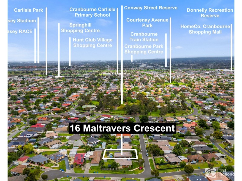 16 Maltravers Crescent, Cranbourne North VIC 3977