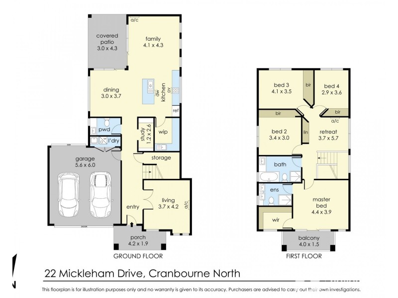22 Mickleham Drive, Cranbourne North VIC 3977