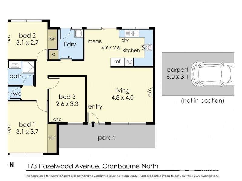 1/3 Hazelwood Avenue, Cranbourne North VIC 3977