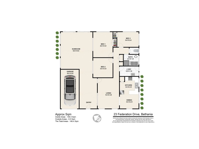 23 Federation Drive, Bethania QLD 4205 Floorplan