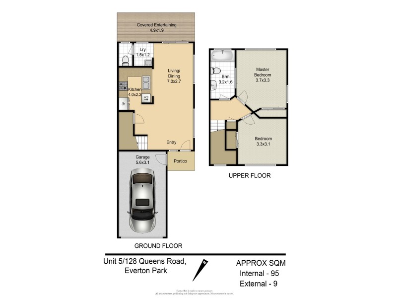 5/128 Queens Road, Everton Park QLD 4053 Floorplan