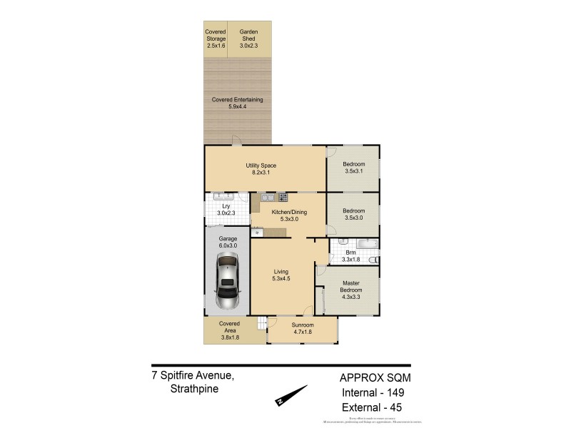 7 Spitfire Avenue, Strathpine QLD 4500 Floorplan