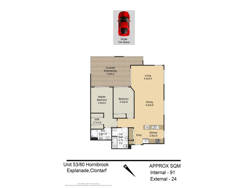 53/80 Hornibrook Esplanade, Clontarf QLD 4019 Floorplan