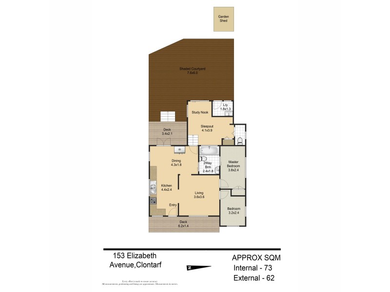 153 Elizabeth Avenue, Clontarf QLD 4019 Floorplan