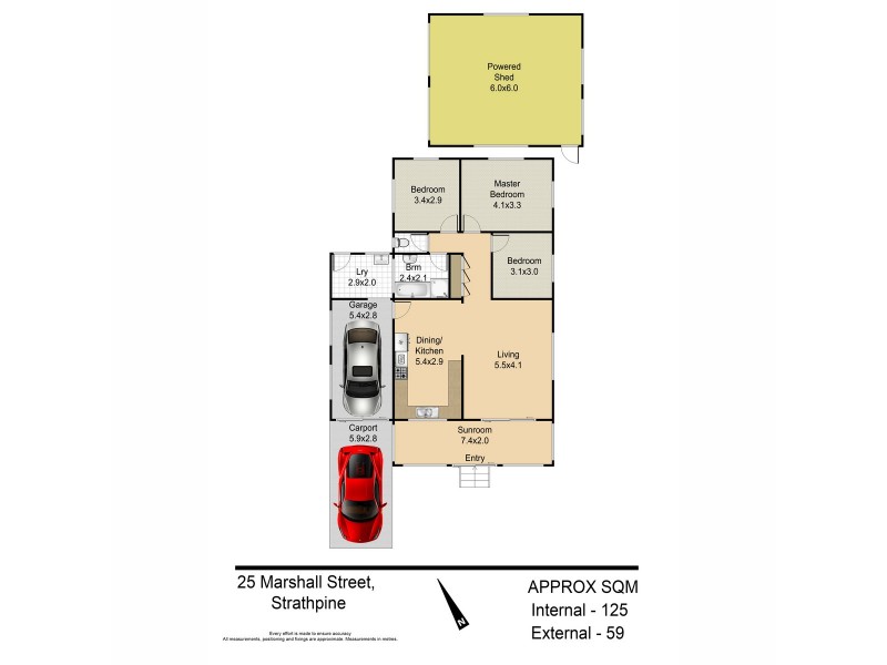 25 Marshall Street, Strathpine QLD 4500 Floorplan