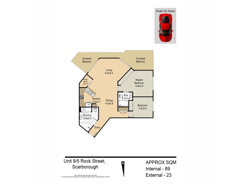 9/5 Rock Street, Scarborough QLD 4020 Floorplan