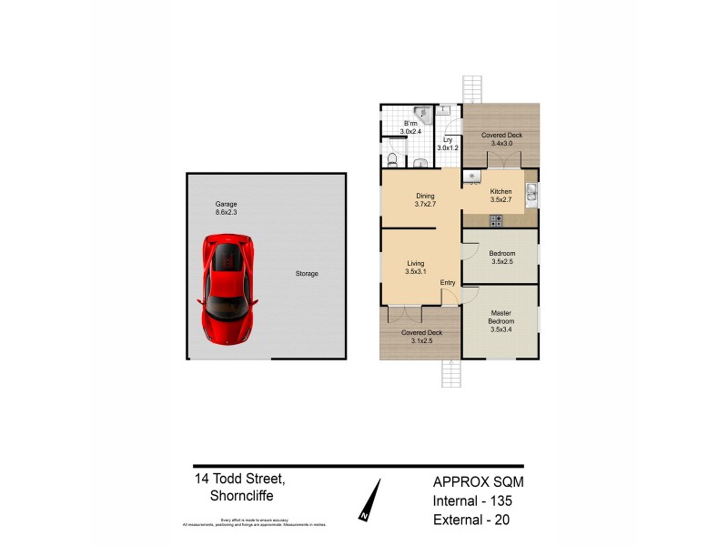 14 Todd Street, Shorncliffe QLD 4017 Floorplan