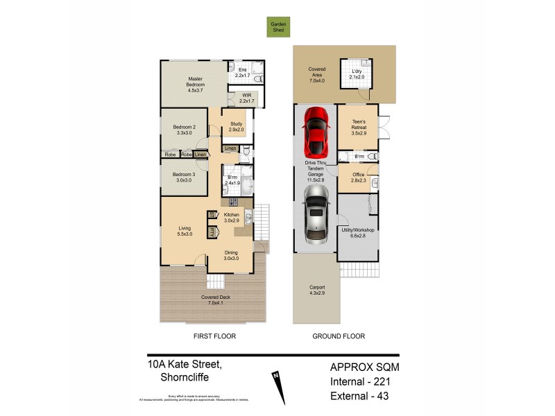 10A Kate Street, Shorncliffe QLD 4017 Floorplan