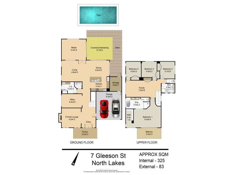 7 Gleeson Street, North Lakes QLD 4509 Floorplan