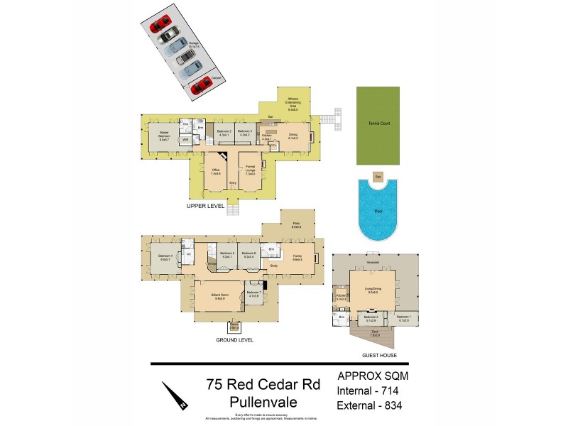 75 Red Cedar Road, Pullenvale QLD 4069 Floorplan