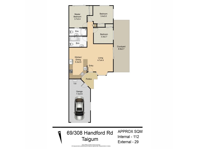 69/308 Handford Road, Taigum QLD 4018 Floorplan