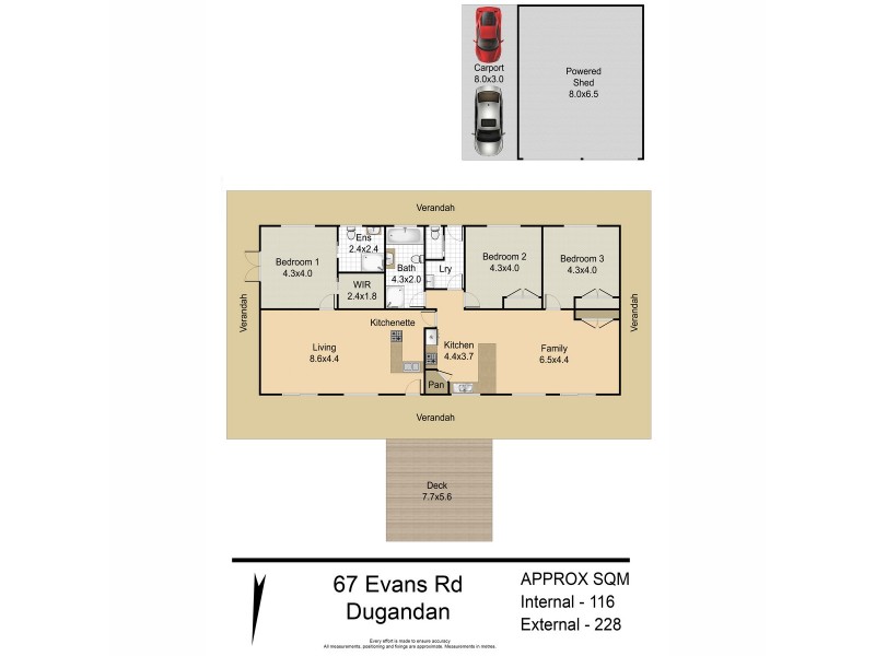 67 Evans Road, Dugandan QLD 4310 Floorplan