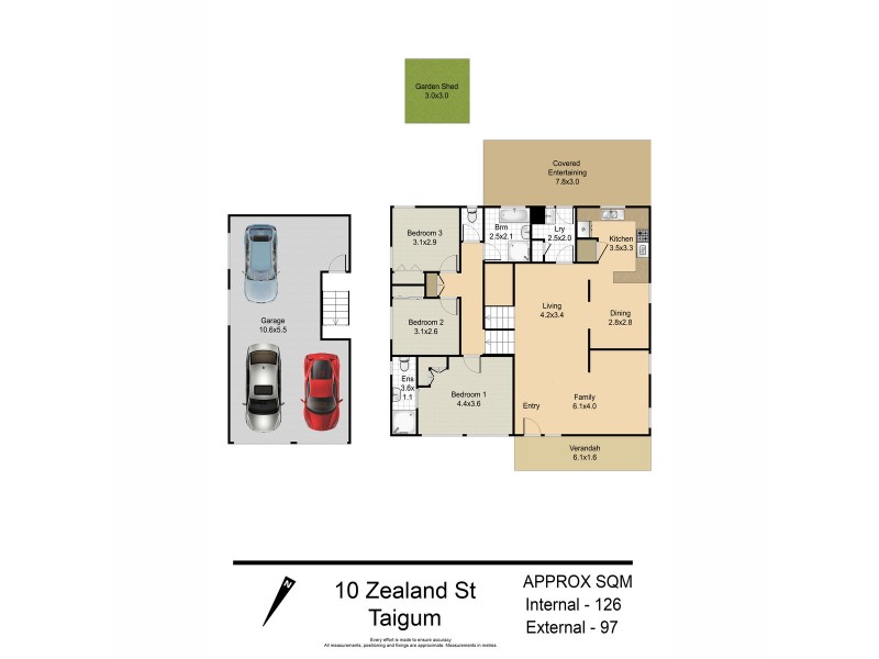10 Zealand Street, Taigum QLD 4018 Floorplan