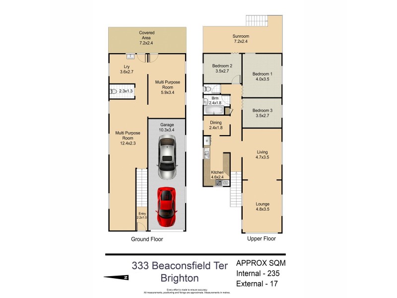 333 Beaconsfield Terrace, Brighton QLD 4017 Floorplan