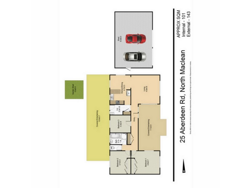 25 Aberdeen Road, North Maclean QLD 4280 Floorplan