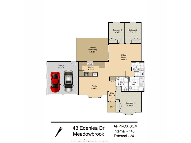 43 Edenlea Drive, Meadowbrook QLD 4131 Floorplan