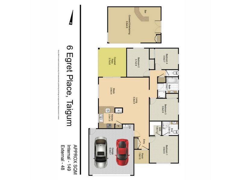 6 Egret Place, Taigum QLD 4018 Floorplan